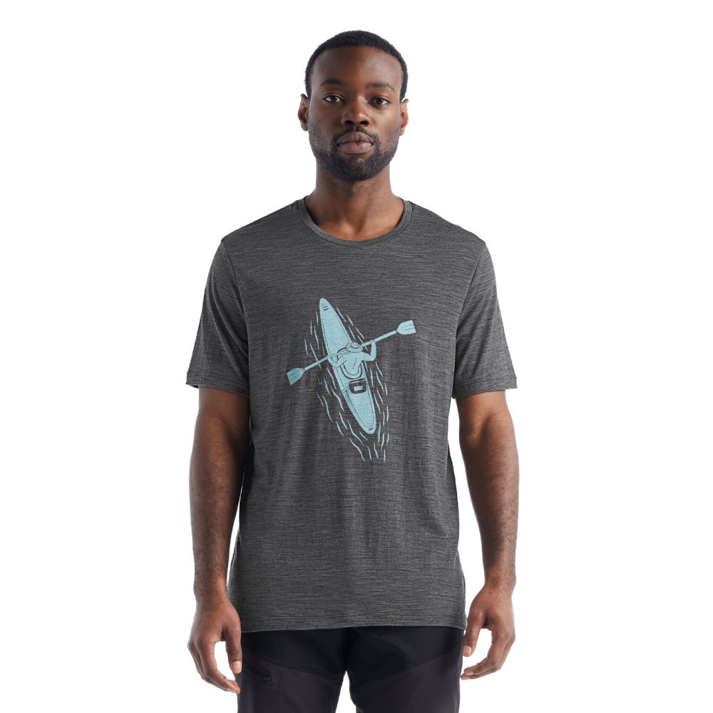 Icebreaker Tech Lite II Paddle Lines Mens SS Tee