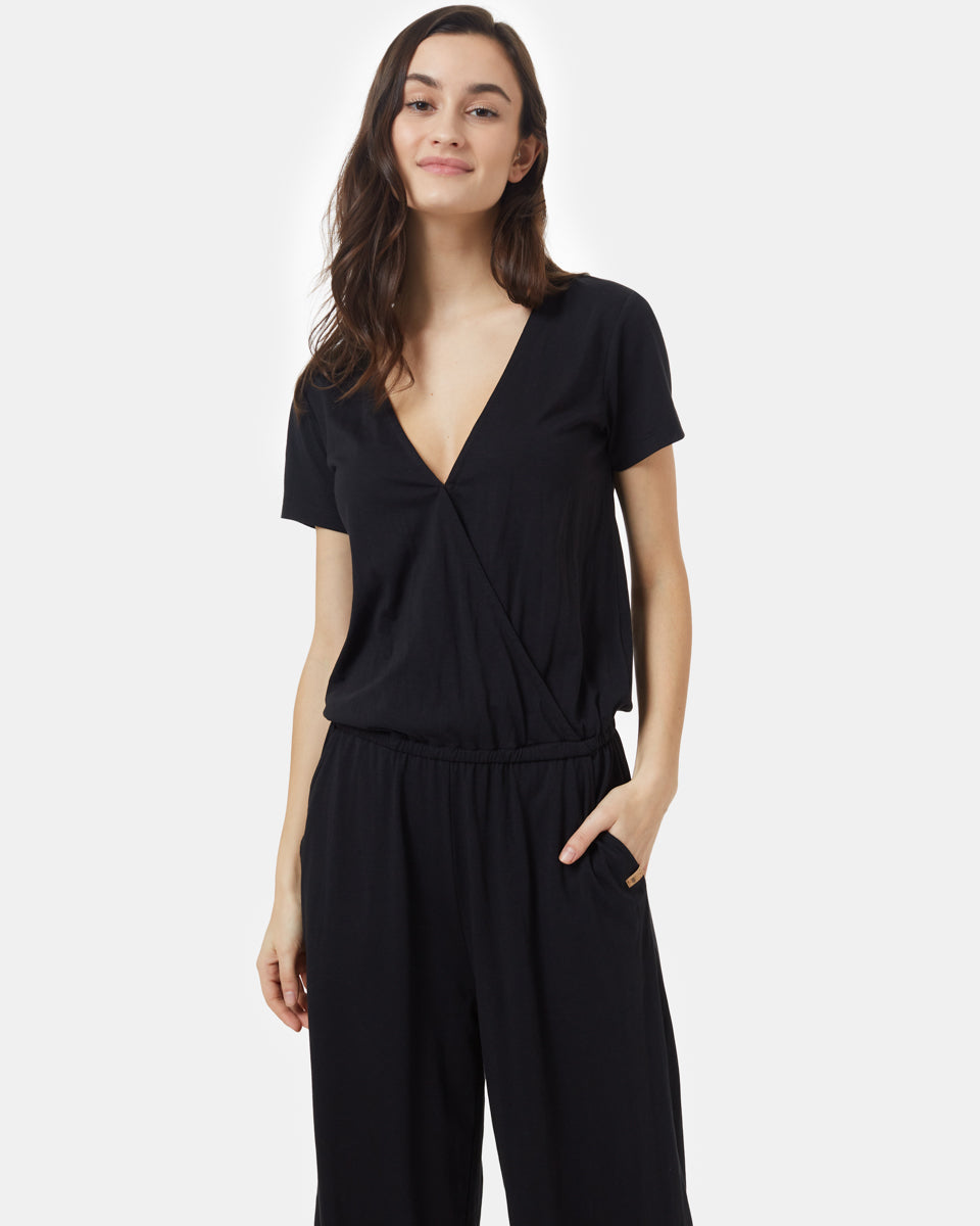 Blakely Shortsleeve Knit Jumpsuit