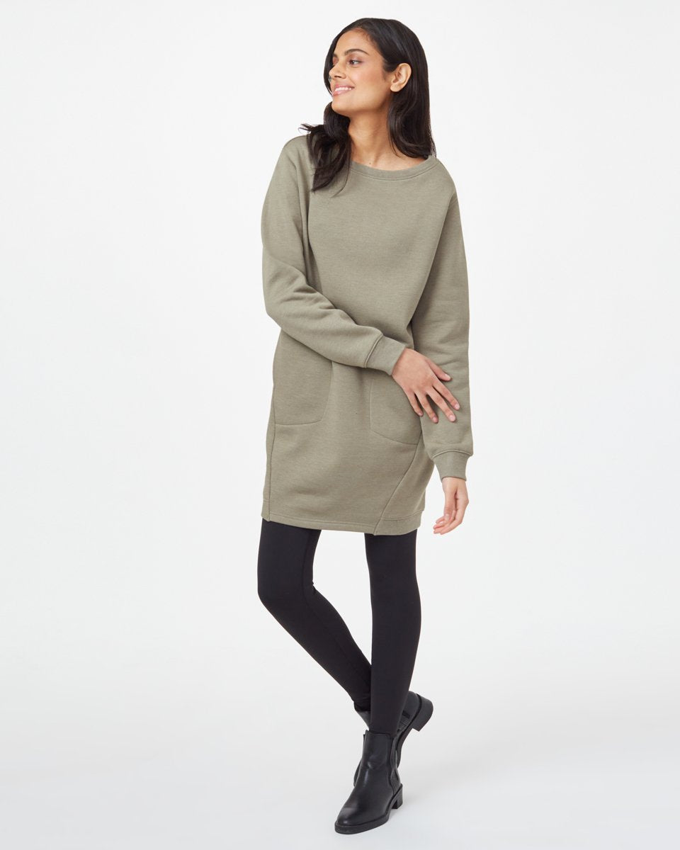 Fleece Crew Dress