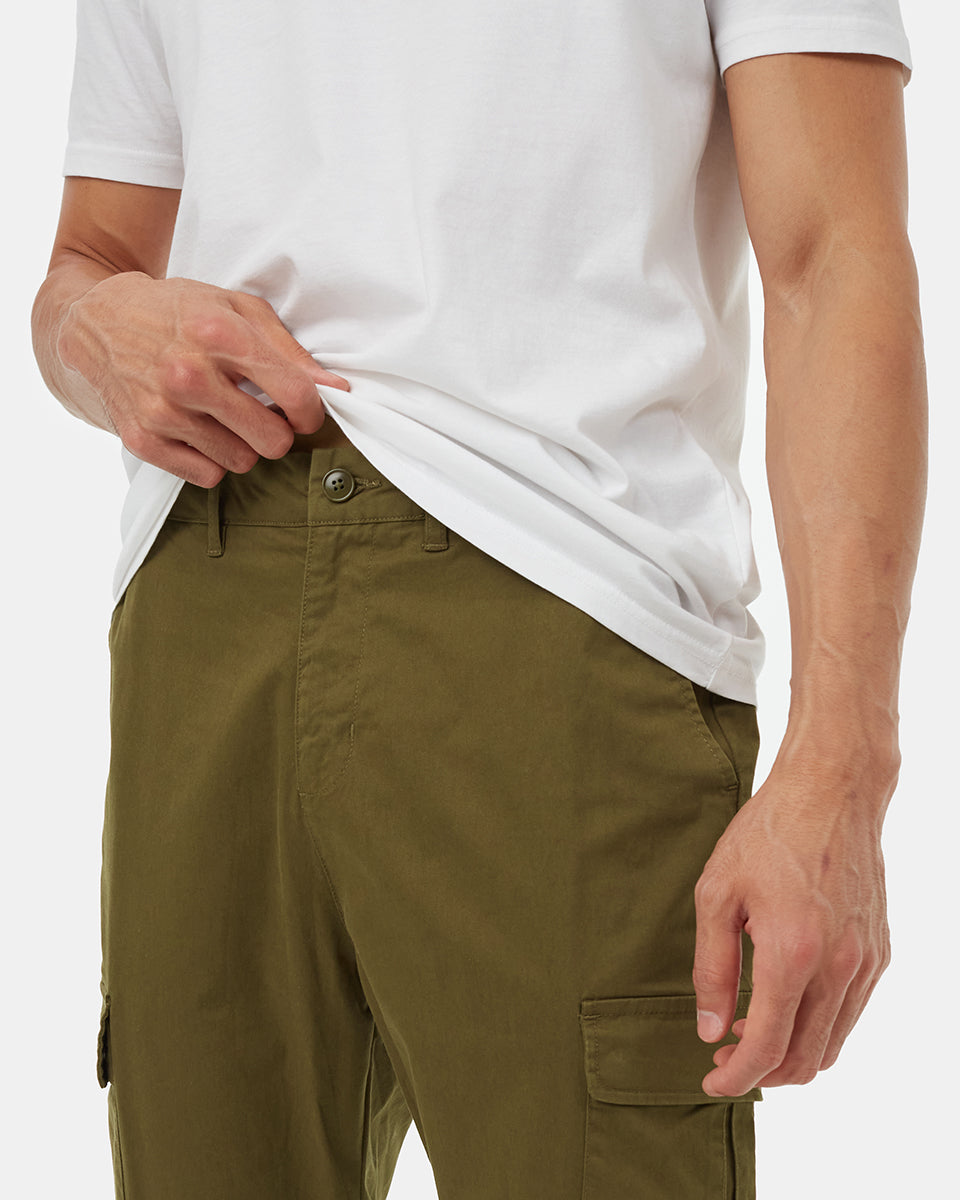 Twill Cargo Chino Pant