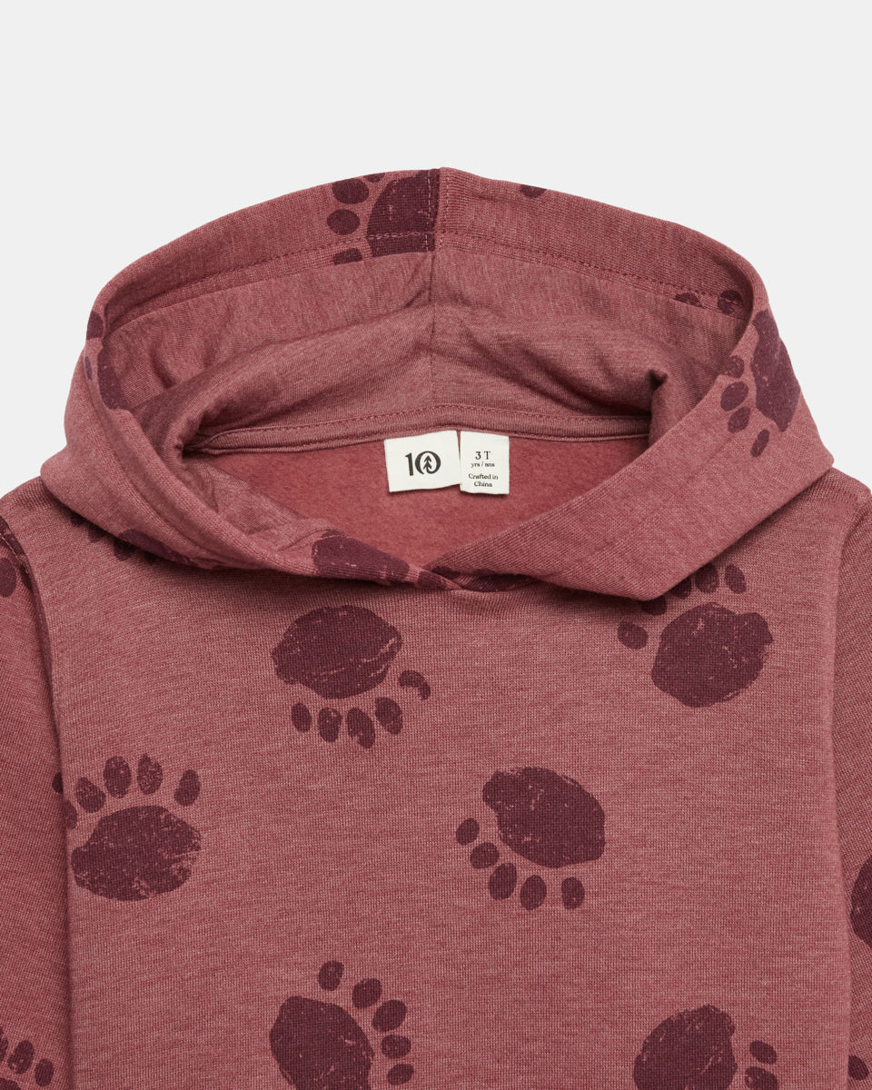 Kids Treefleece Bear Paw Hoodie