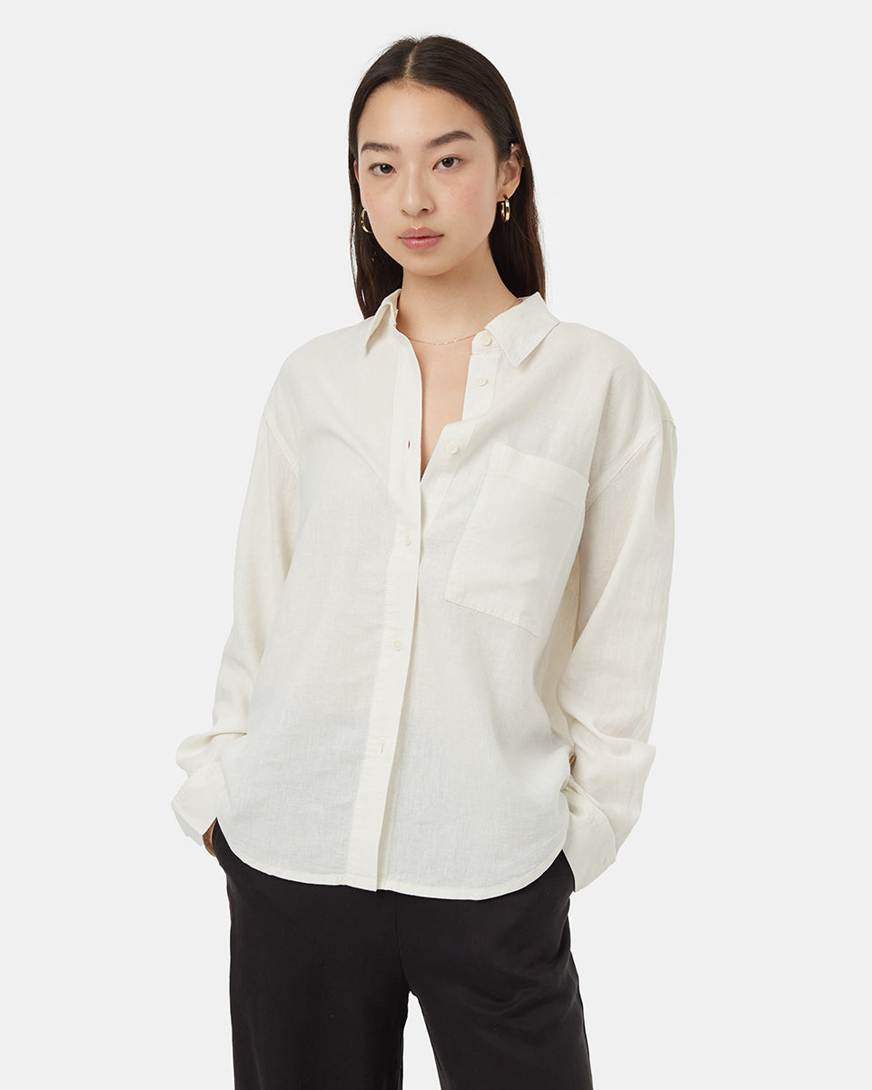 Hemp Button Front Shirt