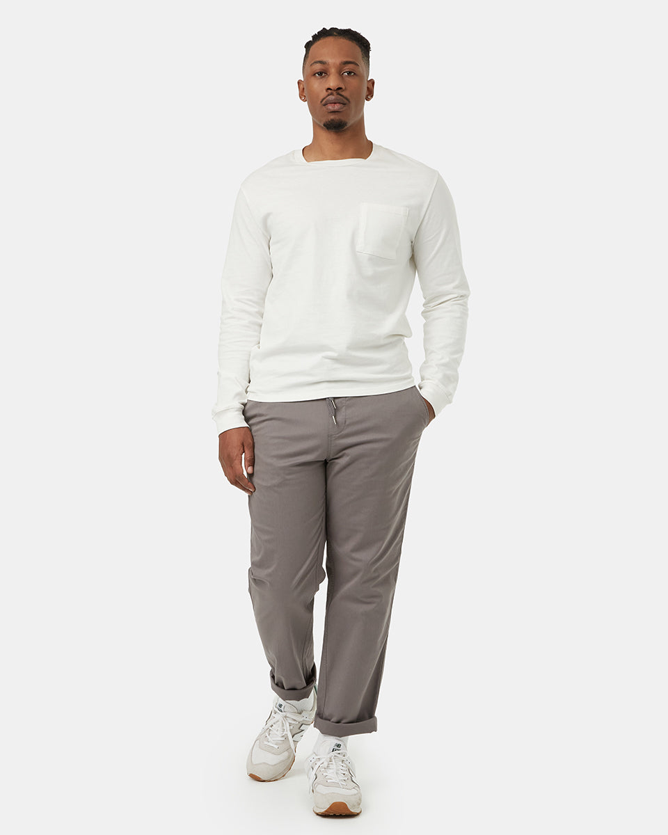 Stretch Twill Straight Pull On Pant