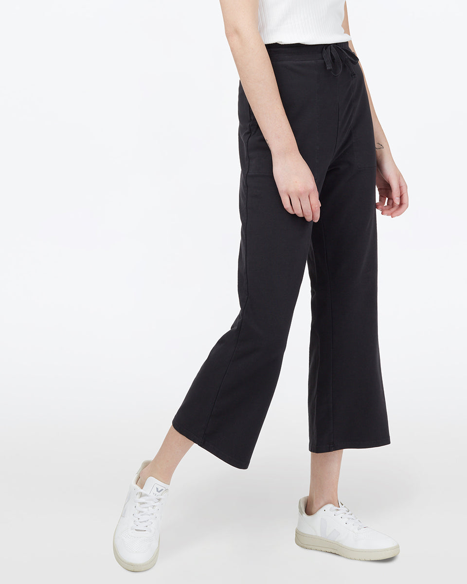 French Terry Wide Leg Sweatpant