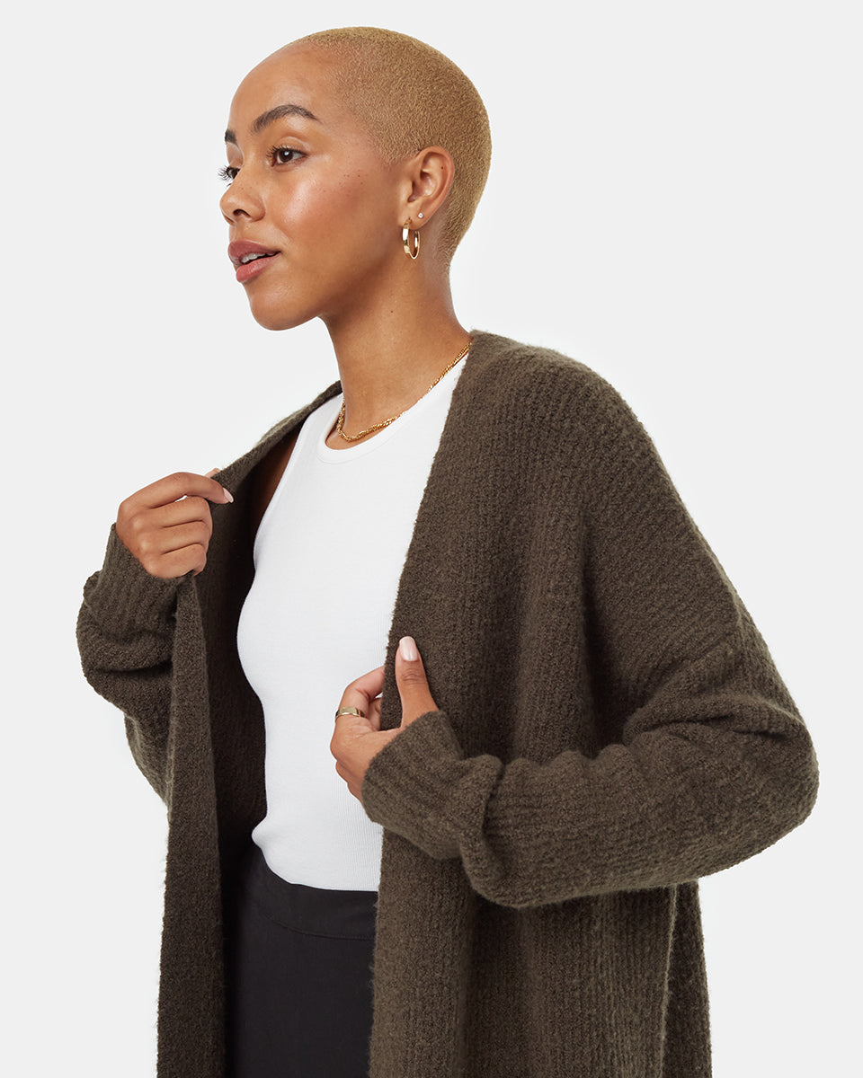 Highline Fuzzy Open Cardigan