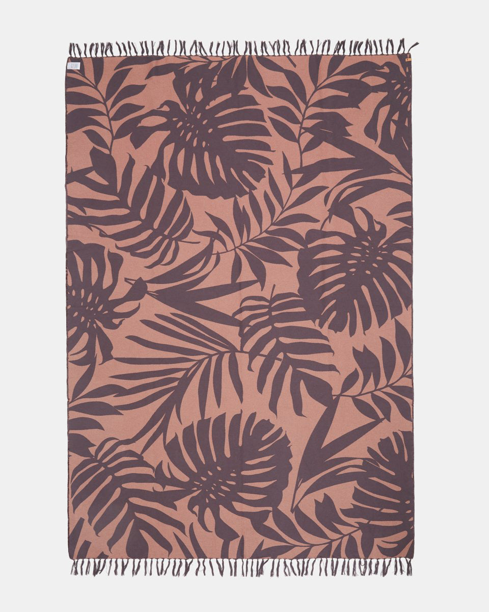 Organic Cotton Vintage Jungle Beach Blanket